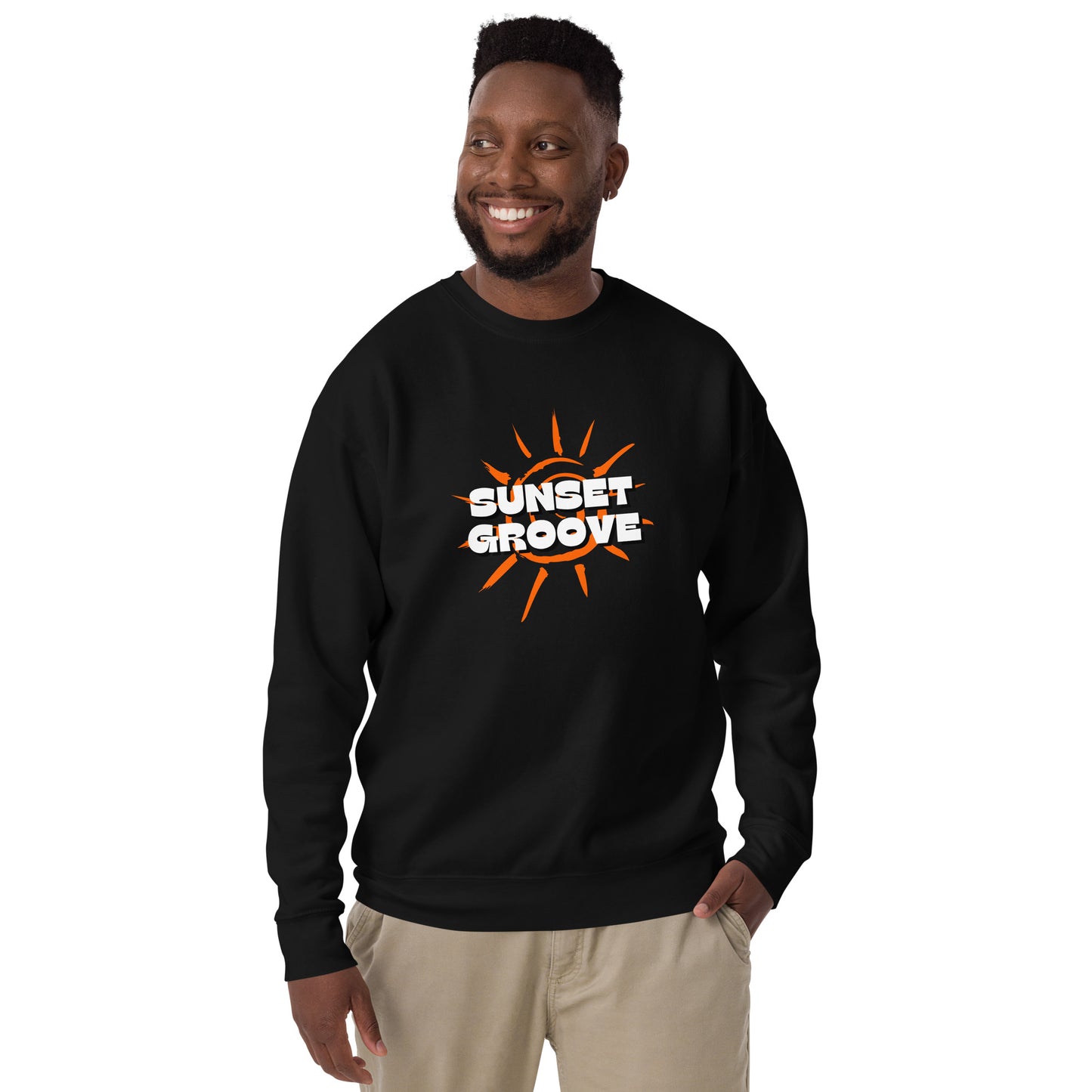 Sunset Groove Unisex Premium Sweatshirt