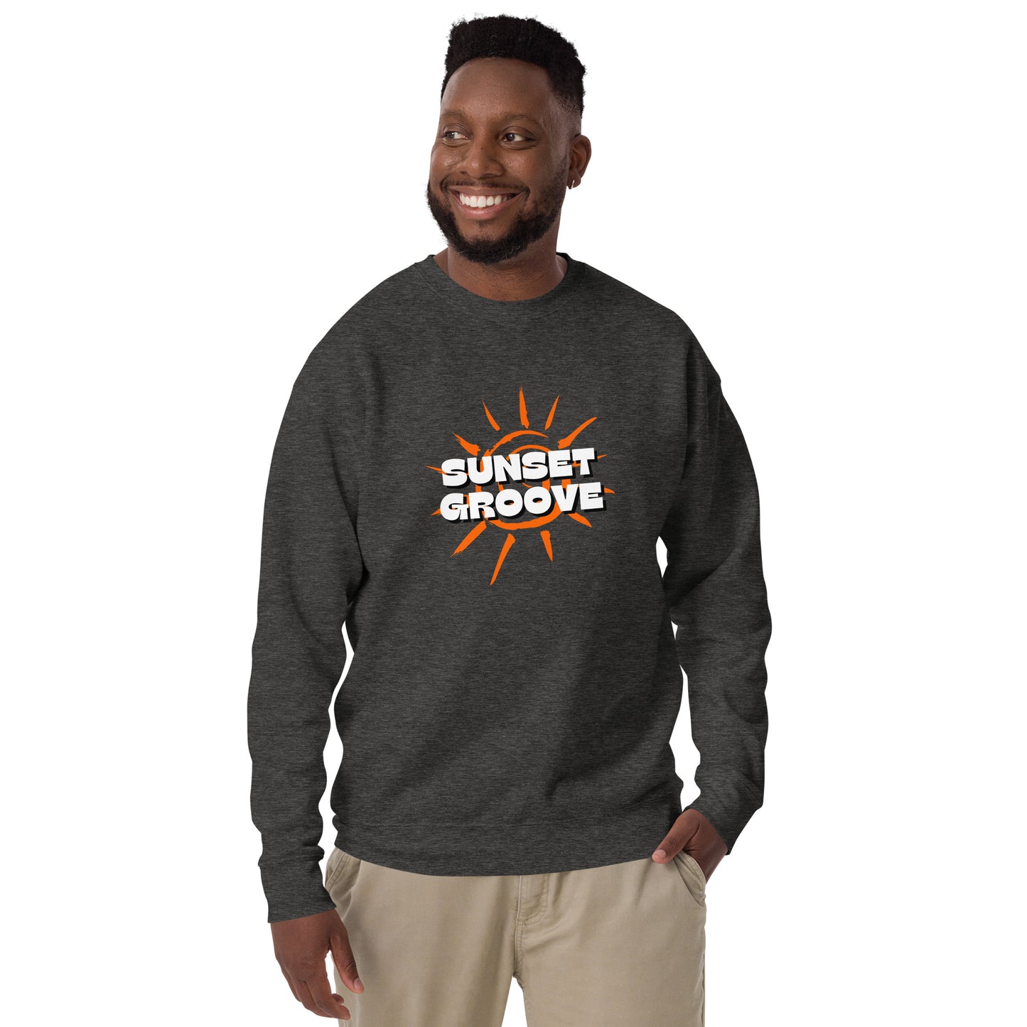 Sunset Groove Unisex Premium Sweatshirt