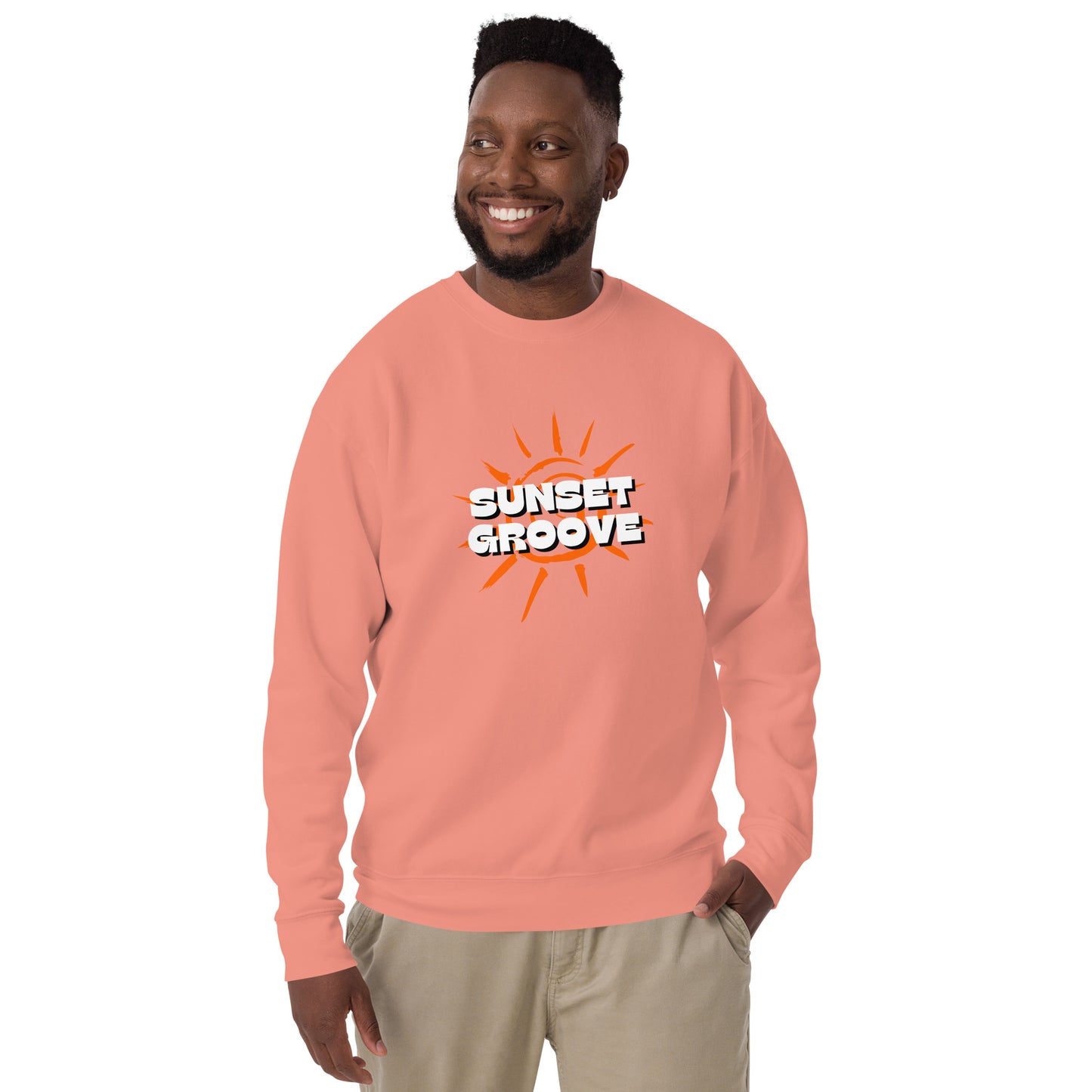 Sunset Groove Unisex Premium Sweatshirt